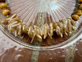 Tiger‘s Eye and Turritella Shell Necklace